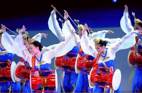 朝鲜舞蹈演出